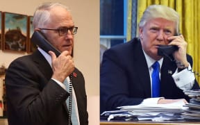 Australian Prime Minister Malcolm Turnbull  (left) and US President Donald Trump.