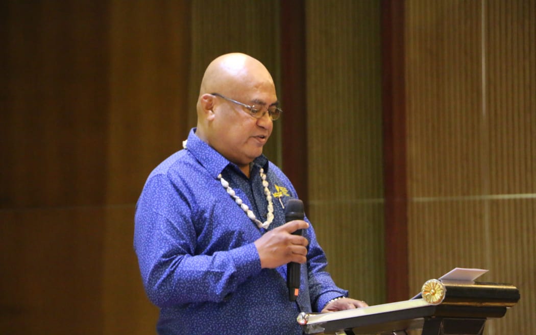 Outgoing WCPC executive director Feleti Penitala Teo. Da Nang, Vietnam 28 November 2022