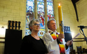 Lighting the Christ Candle
