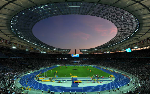 General view of the Olympic Stadium, Berlin.