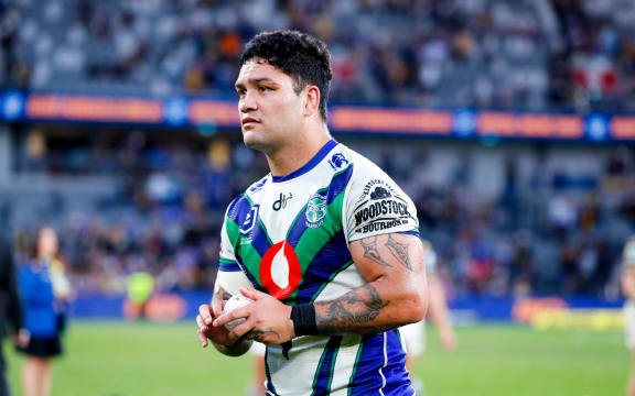 A dejected looking Issac Luke.