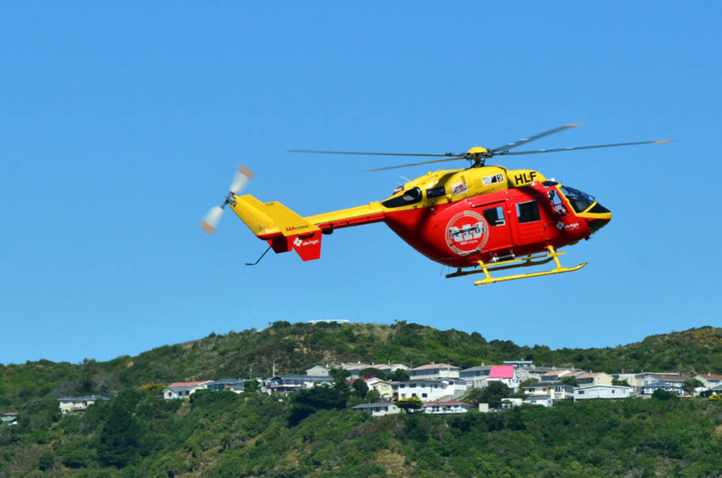 Westpac Rescue Helicopter in Wellington
