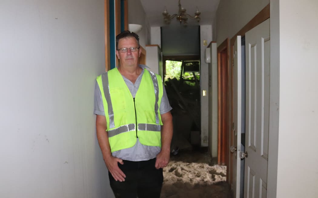 Napier man Paul Matthews is in a fight with the Earthquake Commission as he tries to recover from a flood that wreaked havoc in the city.