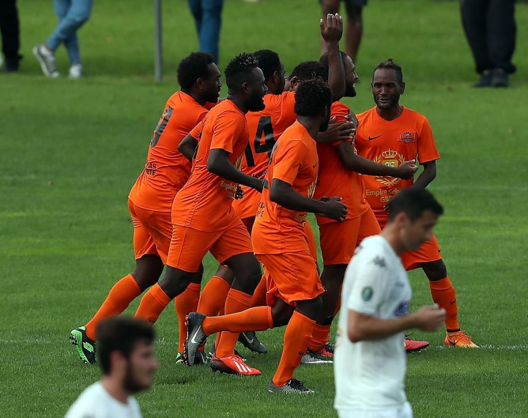 Western United scored first against Auckland City.