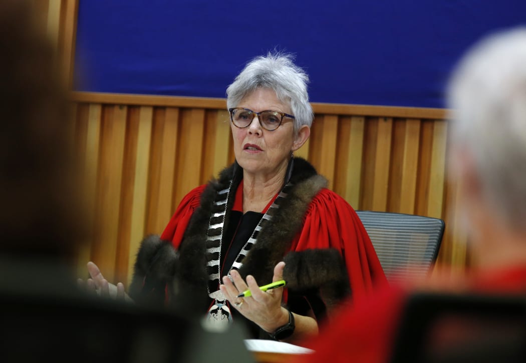 Whangārei Mayor Sheryl Mai at today's council meeting.
