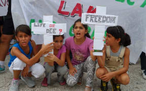 Nauru protest