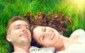 smiling couple