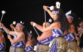 Te Iti Kahurangi based their poi on the kereru at Te Matatini in Wellington in 2019.