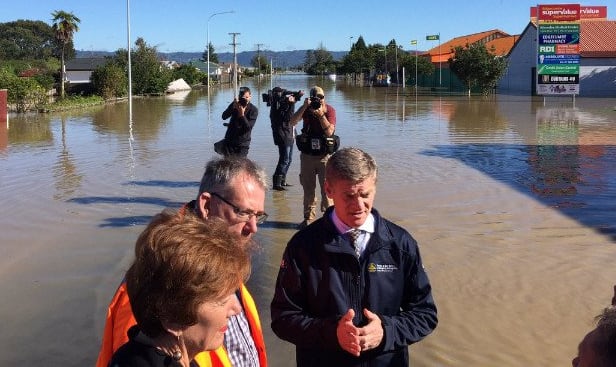 Bill English in Edgecumbe