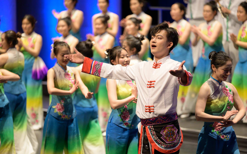 Competition: Folklore & Indigenous Music with Accompaniment - Student Choir of Nankai University, China.