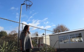Maria Tutai at Chaucer Primary school in Blockhouse Bay, where she has fond memories of netball practices.