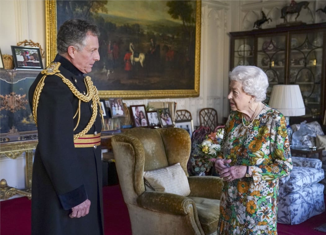 Queen Elizabeth II receives General Sir Nick Carter at Windsor Castle on Wednesday 17 November, 2021.