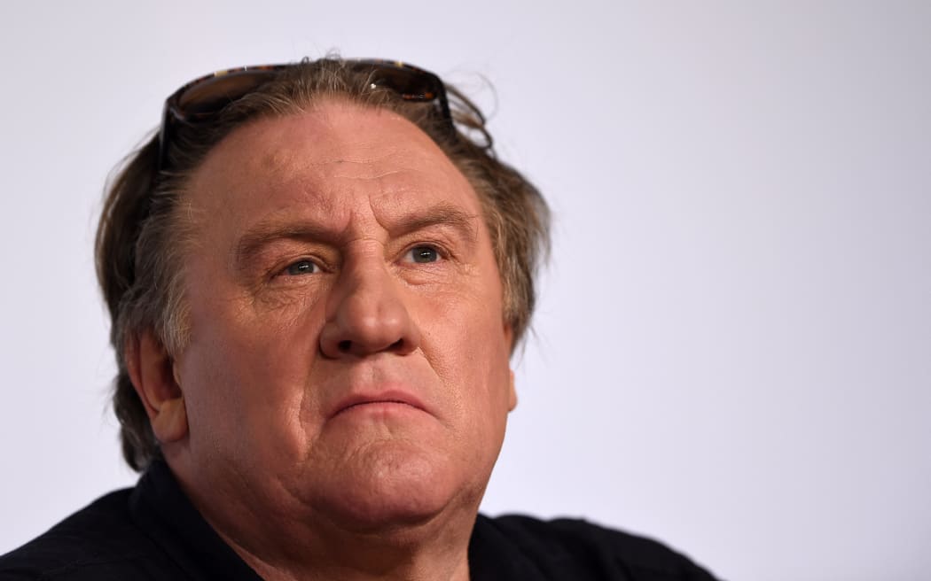 File photo. French actor Gerard Depardieu attends a press conference at the 68th Cannes Film Festival, in May 2015.