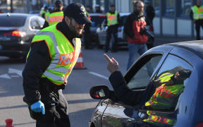 The French-German border is allowing only goods and commuters to pass.