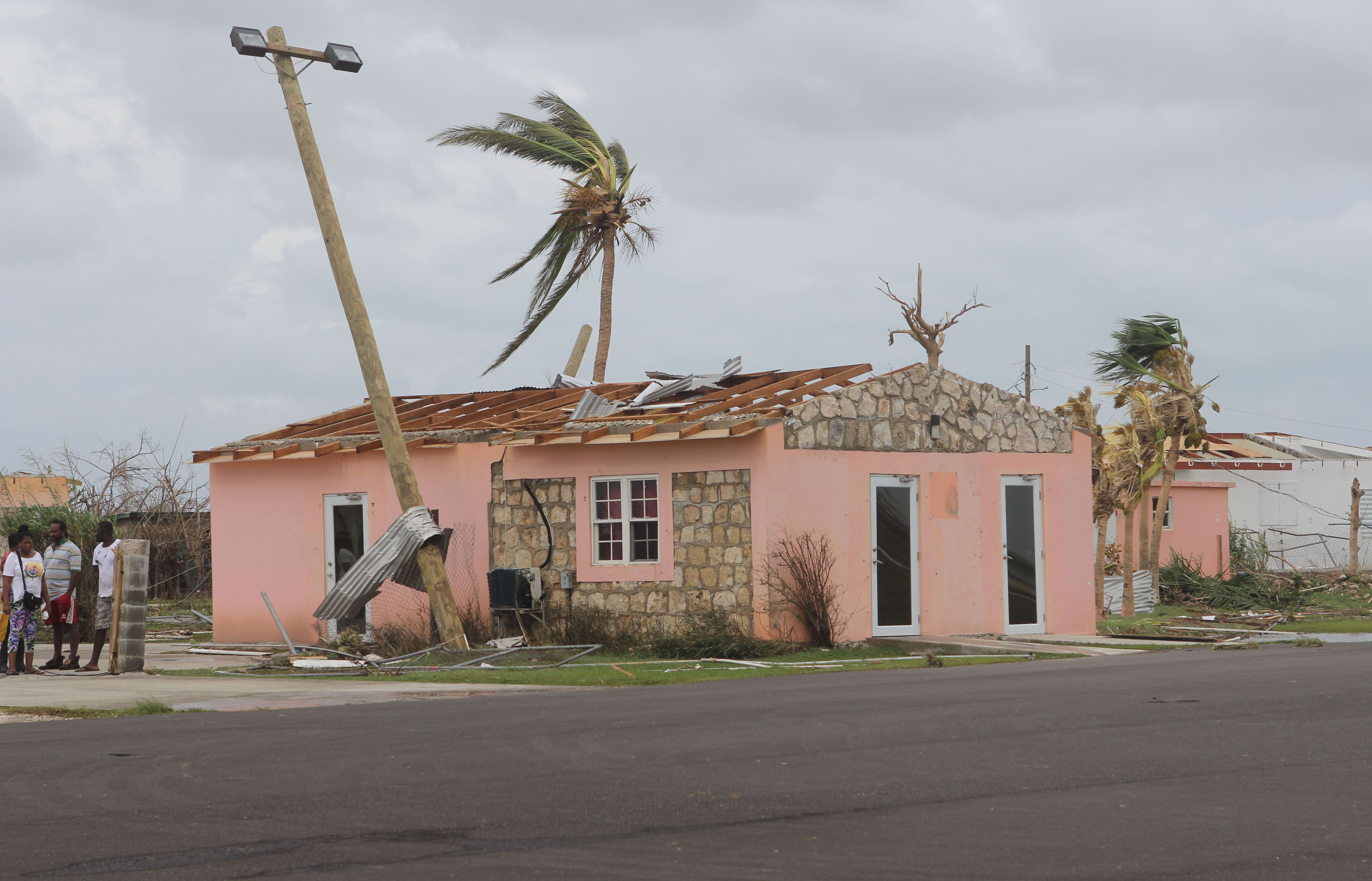 An estimated 95 percent of Barbuda's building's have been destroyed