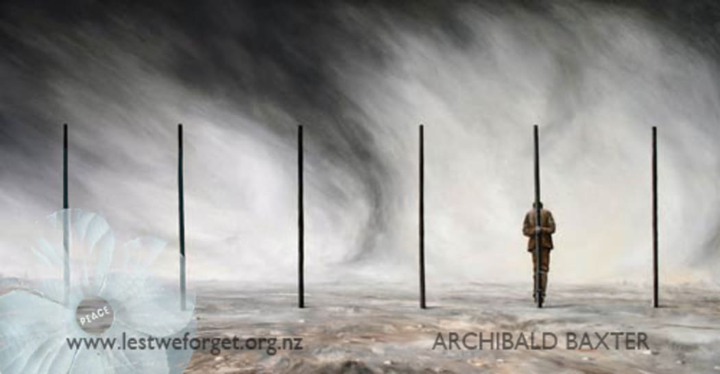 Archibald Baxter painting by Bob Kerr