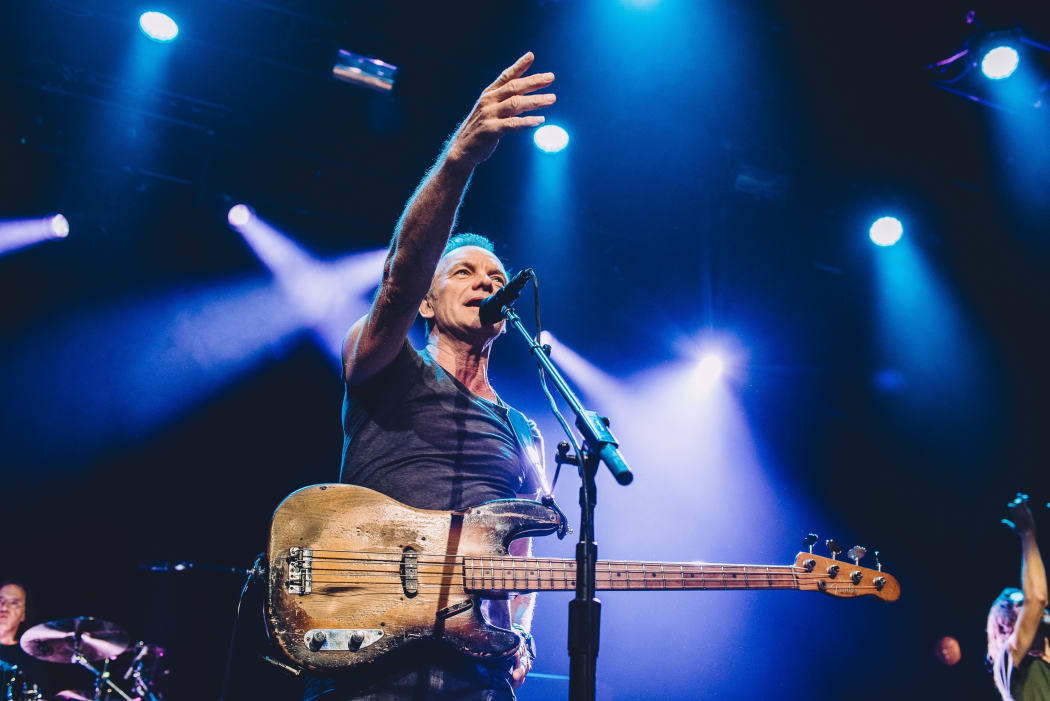 Sting performs at the Bataclan concert, a year after terrorists killed 90 people there.