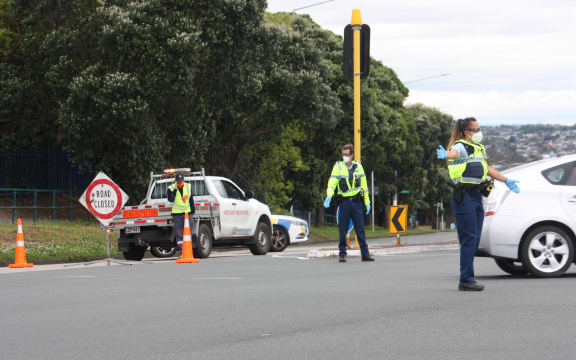 Police in New Lynn, West Auckland, where a homicide investigation has been launched.