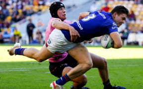 Warriors try-scorer Rocco Berry