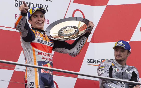 MARQUEZ Marc (Spa) Repsol Honda Team, Honda, ambiance, portrait celebration during the Australian Grand Prix MotoGP motorcycle race at the Phillip Island circuit in Australia, on October 20, 2019- Photo Studio Milagro / DPPI