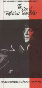 A poster for Cathy Downes in The Case of Katherine Mansfield
