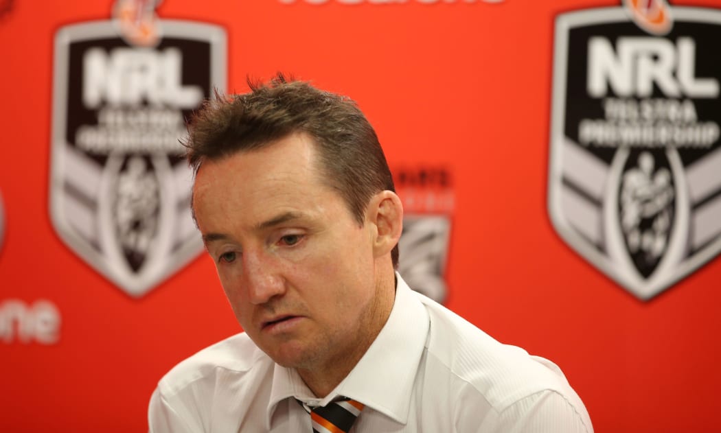 Wests Tigers coach Jason Taylor.