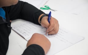 Students at Pacific Advance Secondary School. Note only use identifying pictures for stories about PASS - only non-identifiying pictures may be reused.