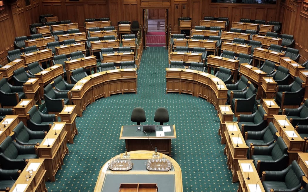 The debating chamber at Parliament.