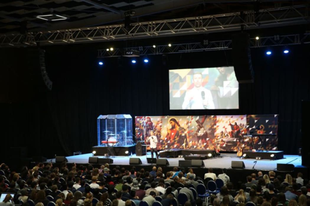 A Sunday service at Arise Church