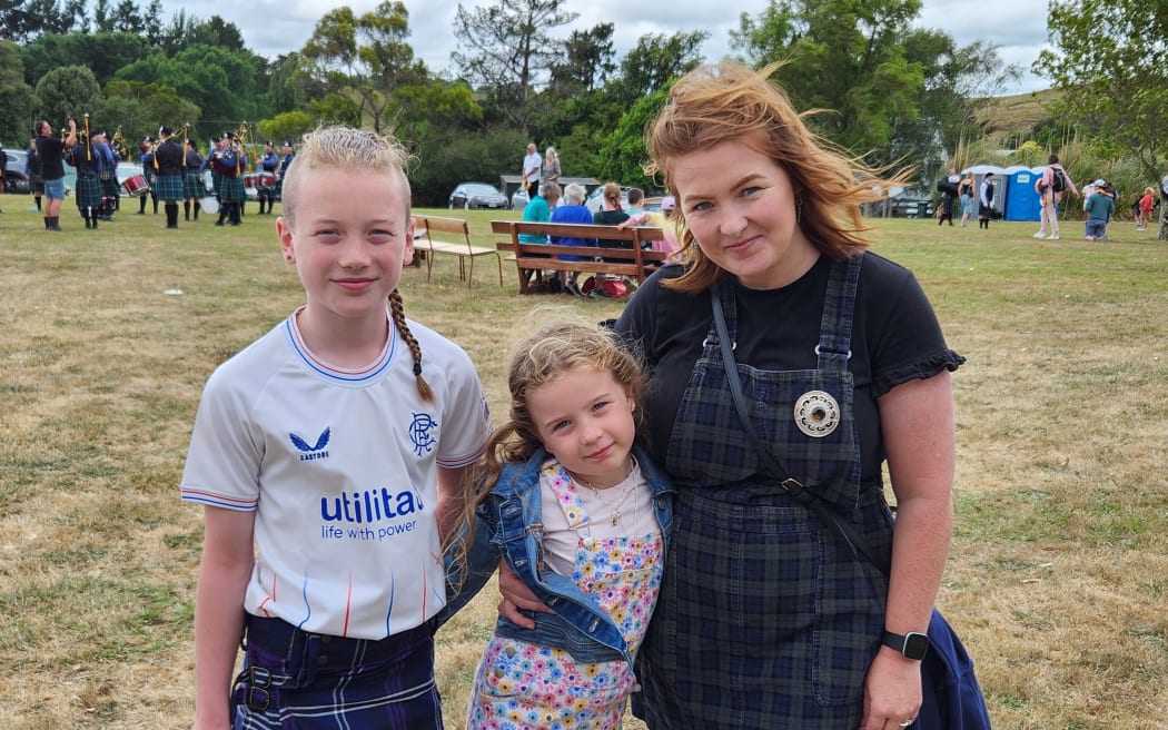 Ceilidh Johnston and her children