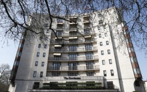 A general view shows the facade of The Dorchester hotel, part of The Dorchester Collection of hotels owned by the Brunei government, in London on April 1, 2019. -