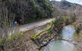 Repairs to a slip on Maitai Valley Road, alongside the Maitai River, have been needed since 2022 and are expected to cost about $1.5m.
