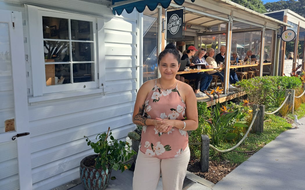 Shavaun Paniora, manager at The Cove Cafe.