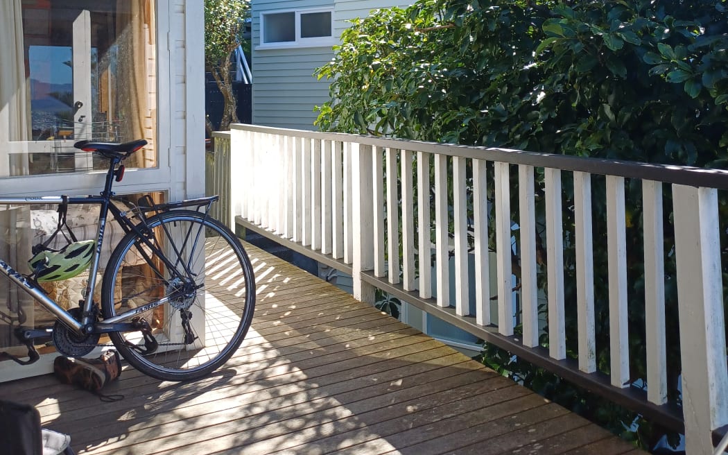 Typical Wellington Suburban Deck on a typical Wellington day.