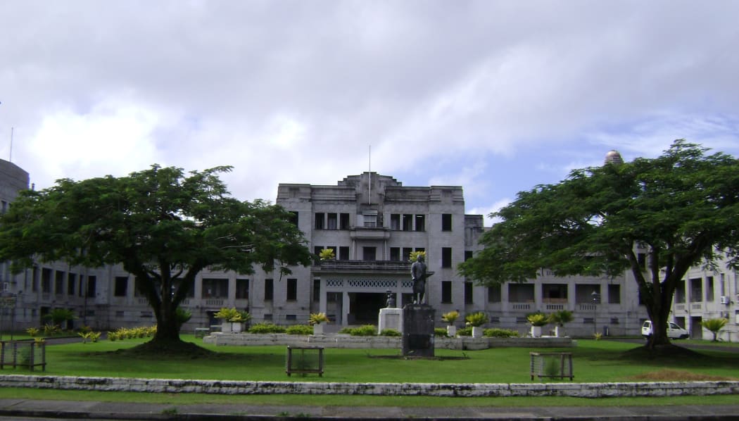 Government buildings in Fiji.