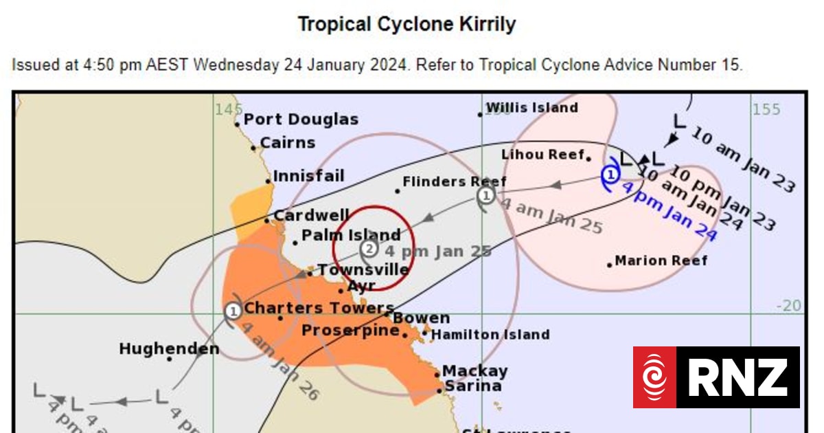 Cyclone Kirrily expected to impact Queensland coast and islands | RNZ