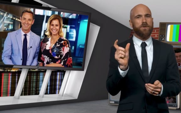 Vaughn Smith mocks the media in WatchMe's on-demand show 'Mediascrap'