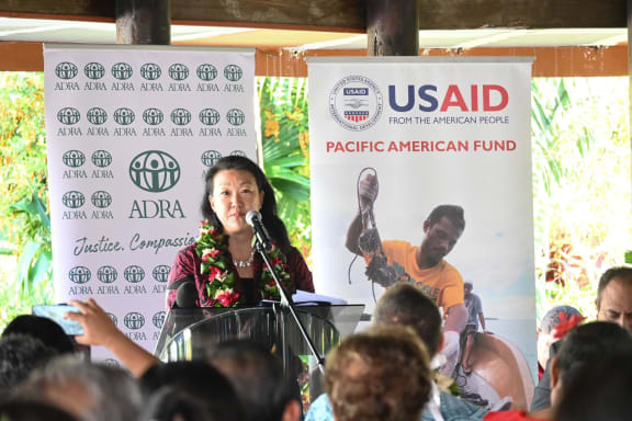 Deputy Assistant Director of USAID, Betty Chung in the Pacific