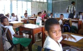 Children at Daku Village School, Fiji