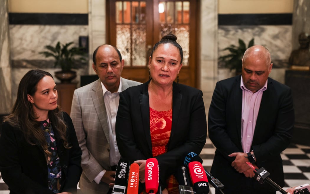 Arena Williams, Carmel Sepuloni, Peenie Henare and Willie Jackson.