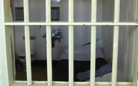 A cell at Auckland Prison.