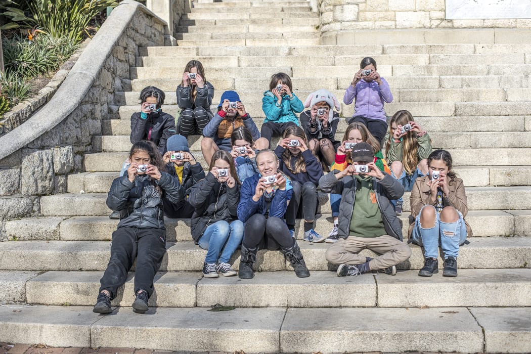 Nelson Intermediate Students took park in climate science and photography workshops organised by Track Zero.