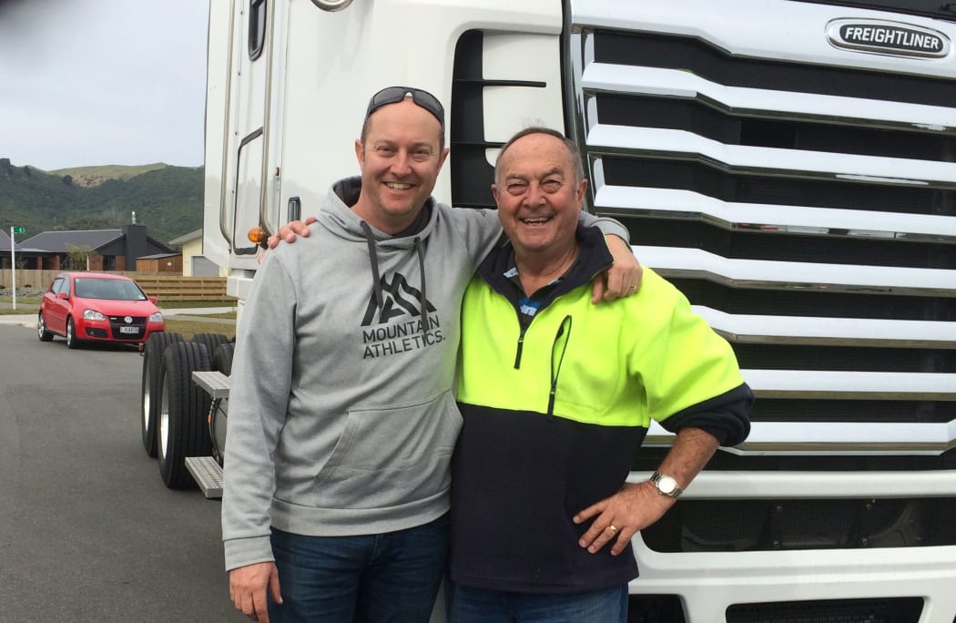 Greg Sheehan with his son Mike.