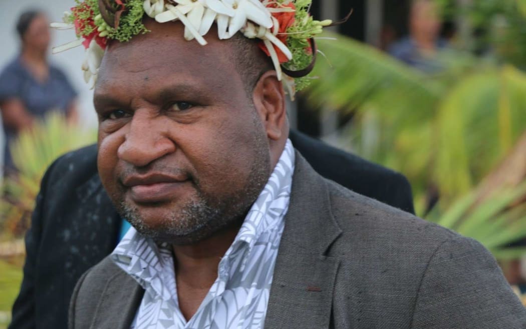 Prime Minister of Papua New Guinea James Marape at the Pacific Islands Forum Summit in Tuvalu, 2019.