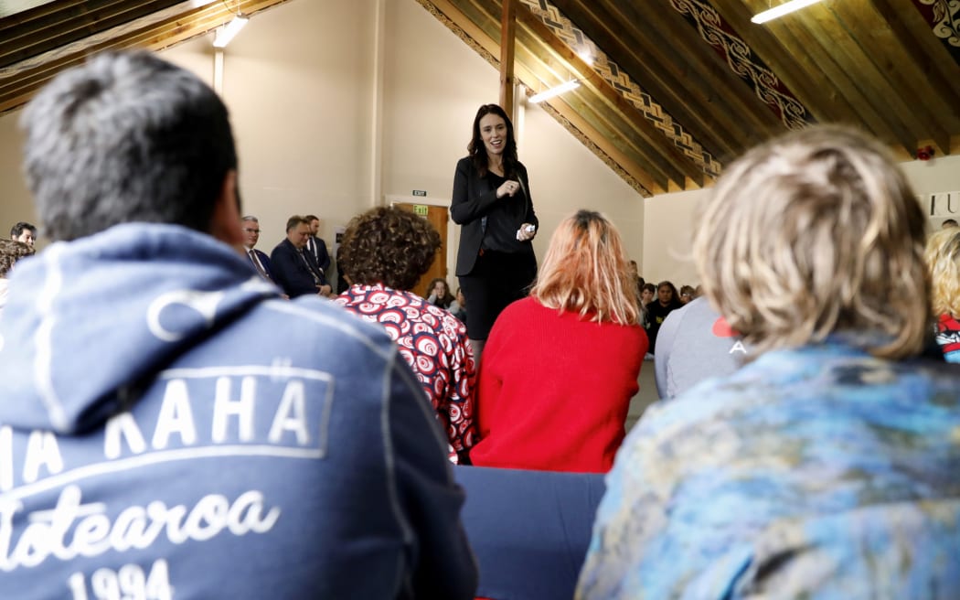 Jacinda Ardern at Wellington High School