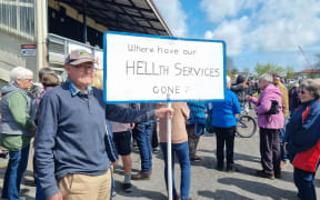 Allen Morris says he is sick of the local health services being run down.