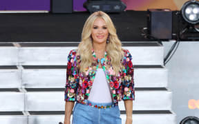 Carrie Underwood performs on ABC's "Good Morning America" at Rumsey Playfield, Central Park on August 02, 2024 in New York City.