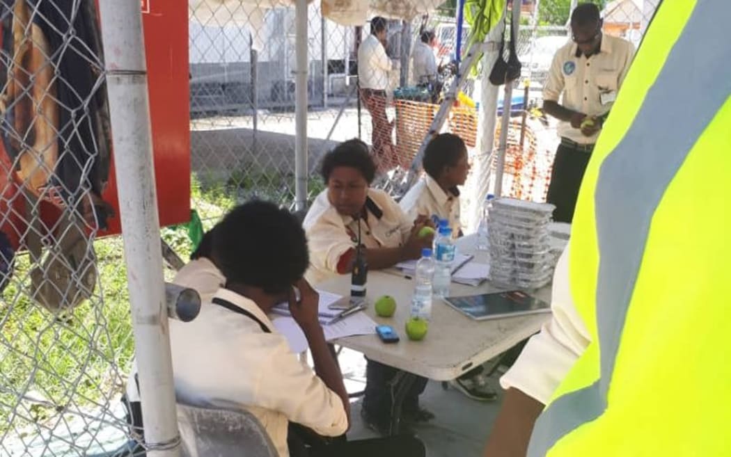 Detention centre staff have returned to work on Manus Island.