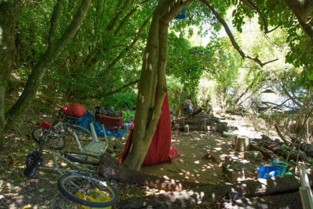 Police have released a series of images from Tama Retimana's campsite.