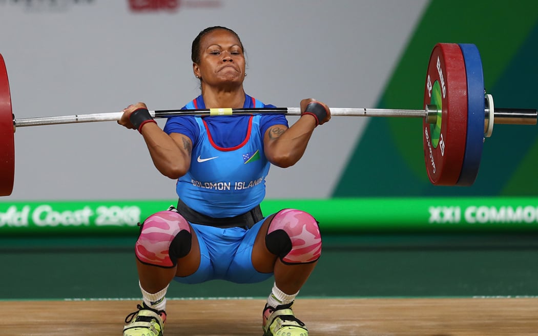 Jenly Tegu Wini at the 2018 Commonwealth Games